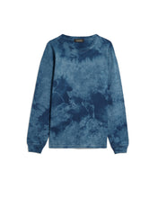 Load image into Gallery viewer, DEEP BLUE Premium organic cotton Tie-dyed long sleeved top
