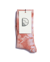 Load image into Gallery viewer, Chestnut Ribbed Tie-dyed Socks
