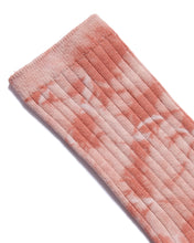 Load image into Gallery viewer, Chestnut Ribbed Tie-dyed Socks
